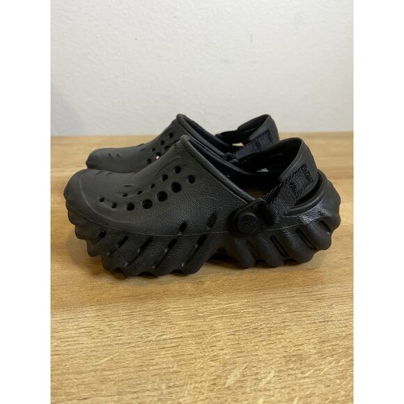 Crocs Echo Clogs Gray Kids Size 10 Like New- Toddler - Picture 5 of 9